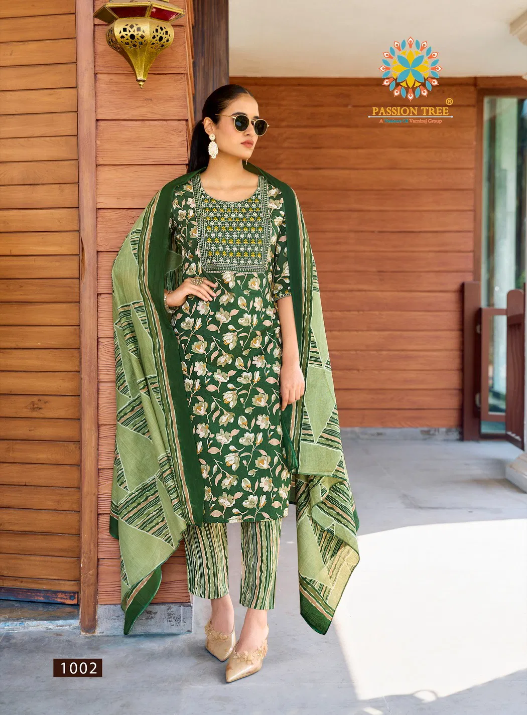 Priyanshi Vol 1 By Passion Tree Cotton Kurti With Bottom Dupatta Online Wholesale